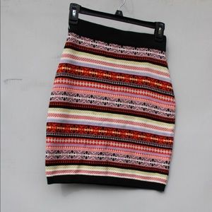 Chelsea & Violet Sweater skirt print